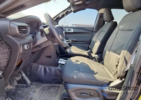 2022 Ford Explorer Police Interceptor из США, поврежденный, VIN 1FM5K8AC5NGB17803